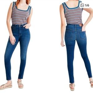 MADEWELL 10" High-Rise Roadtripper Skinny Jeans - Size 25T